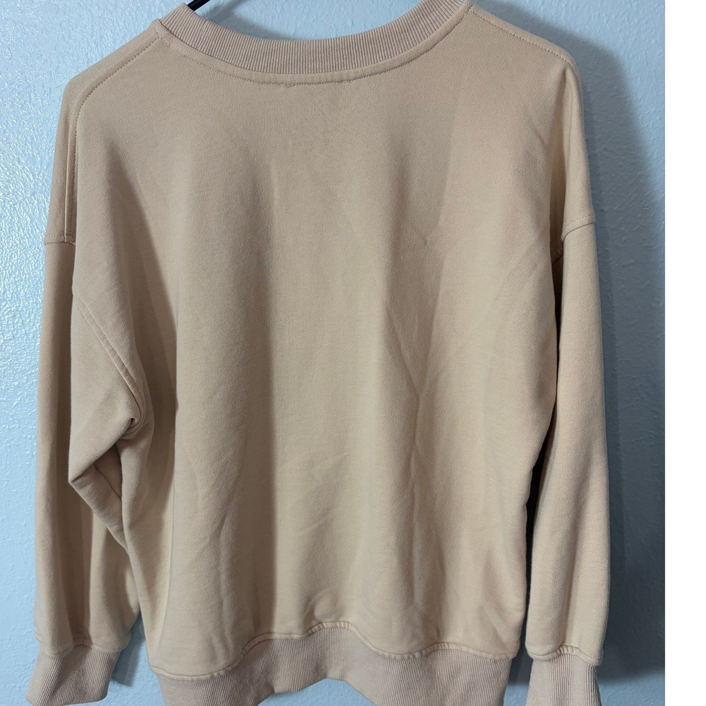 Gilli Cowgirl Surf Club Graphic Sweatshirt Beige Small Equestrian Boho Western - Picture 3 of 6
